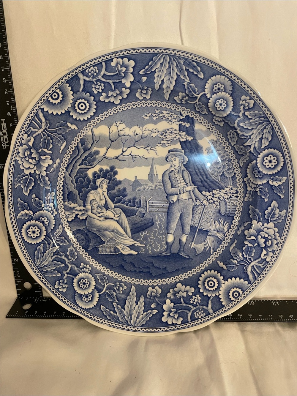 Spode Blue and White Transferware Decorative Plate